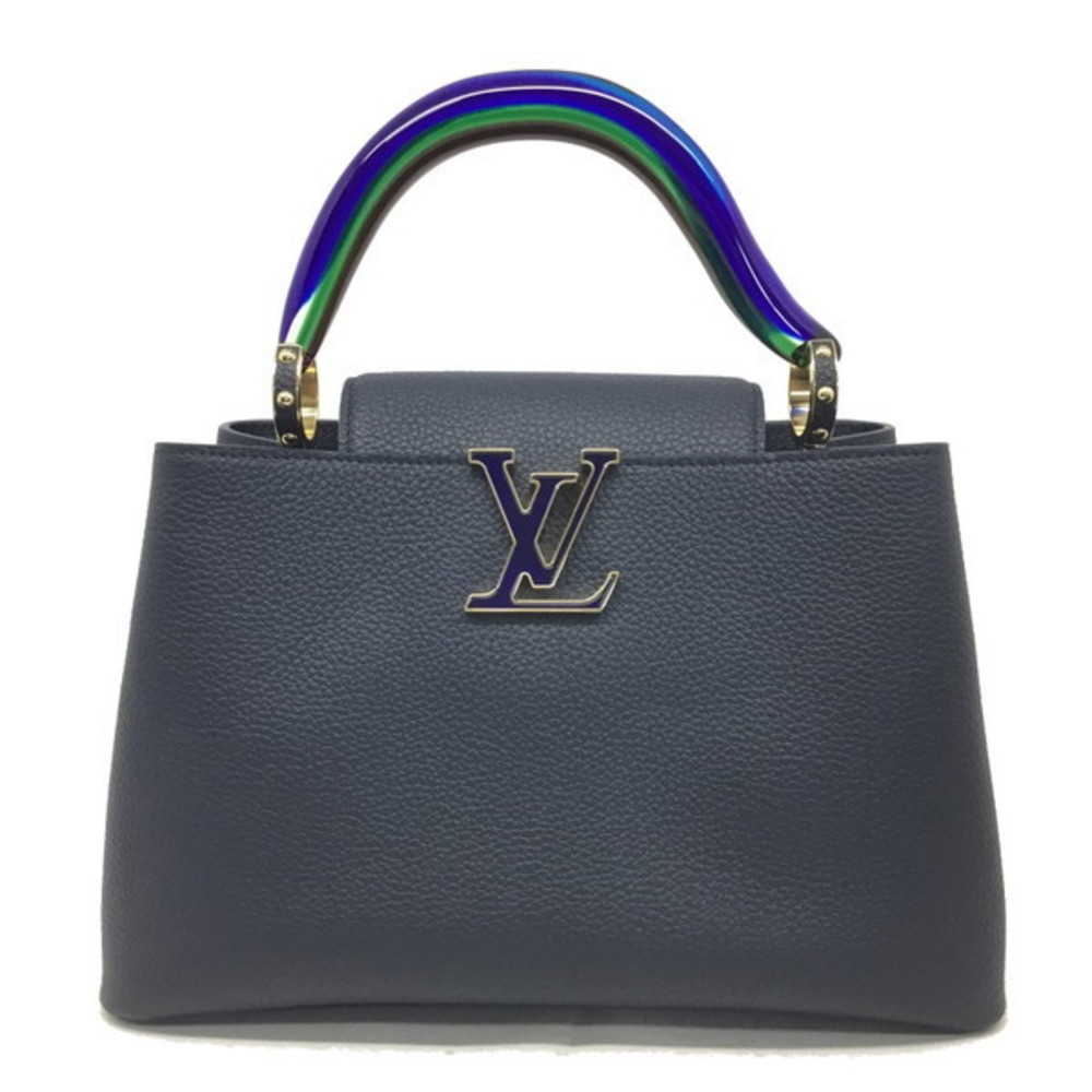 Louis Vuitton Capucines Glass Handle Handbag